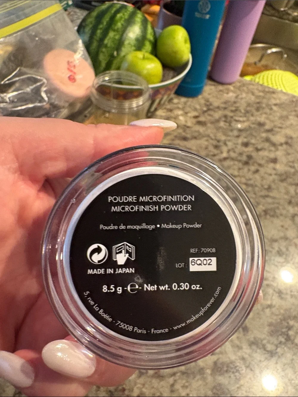 Makeup Forever HD High Definition Microfinish Powder — Black